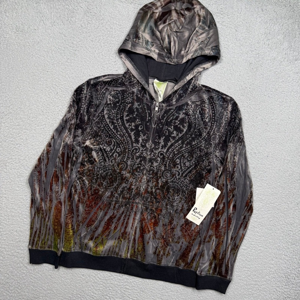 Vintage Y2K Replica Industry Velvet Lightweight Sweatshirt